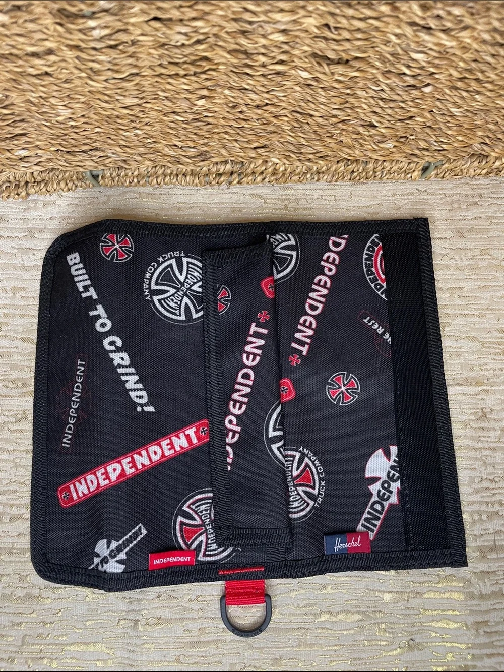 Independent Skate Wallet in Black & Red by Herschel
